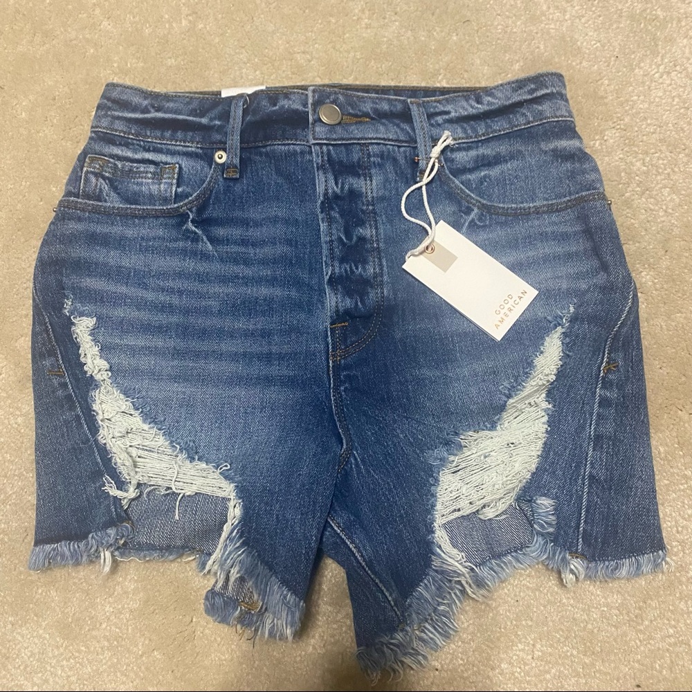 Good American Jean shorts New With Tags